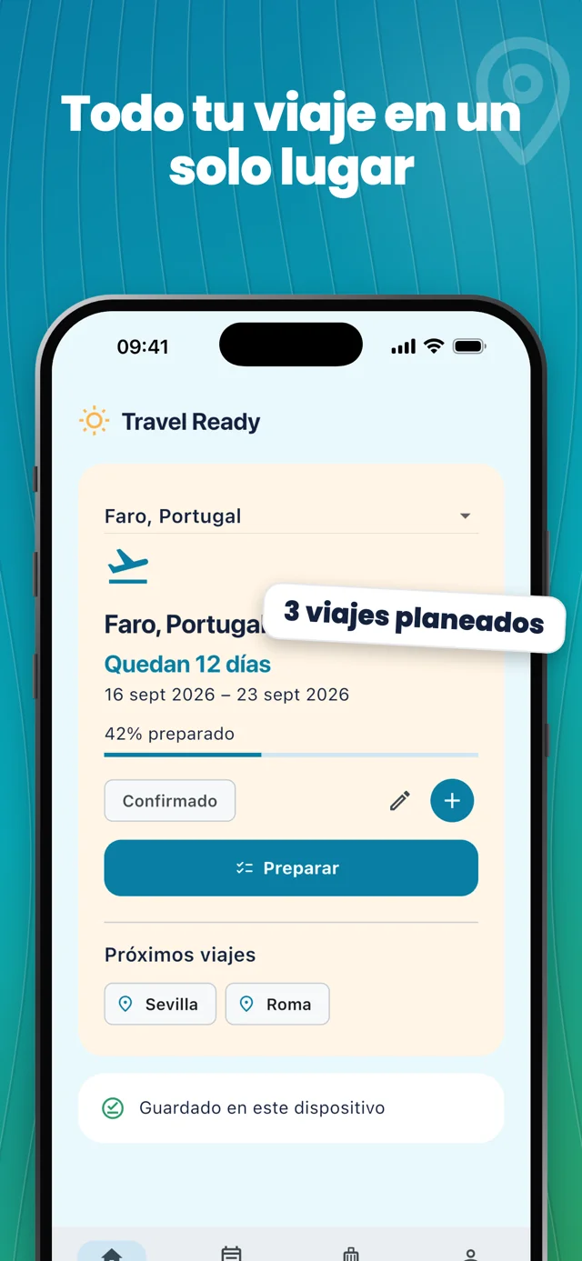Reúne tus viajes — Packfolk